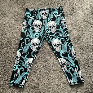 Skulls and Tentacle Capris